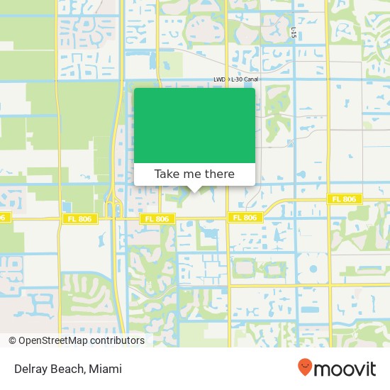 Delray Beach map