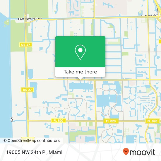19005 NW 24th Pl map