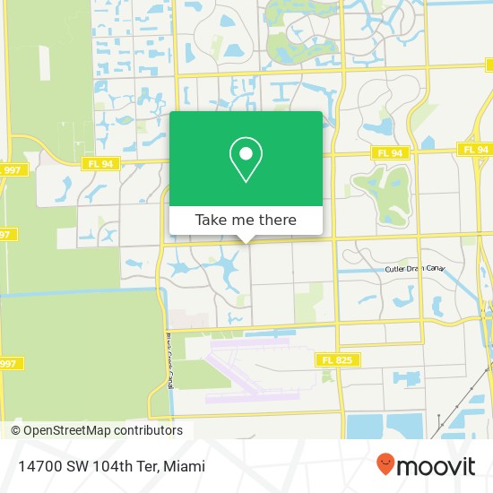 14700 SW 104th Ter map