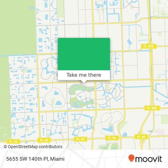 Mapa de 5655 SW 140th Pl