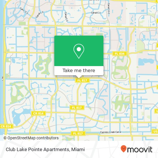 Club Lake Pointe Apartments map