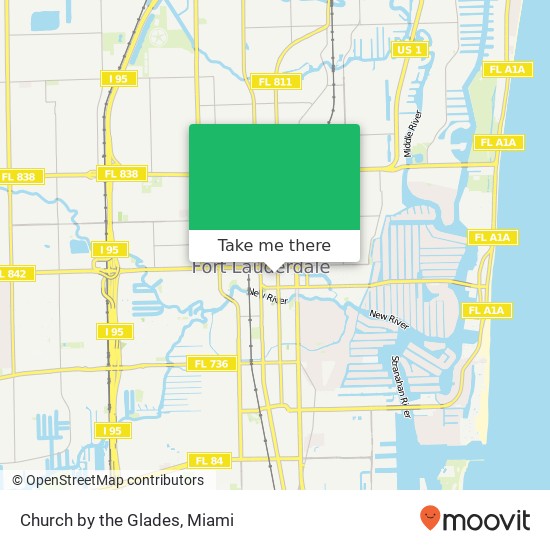 Church by the Glades map