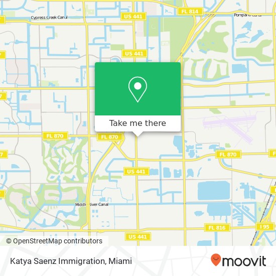 Mapa de Katya Saenz Immigration