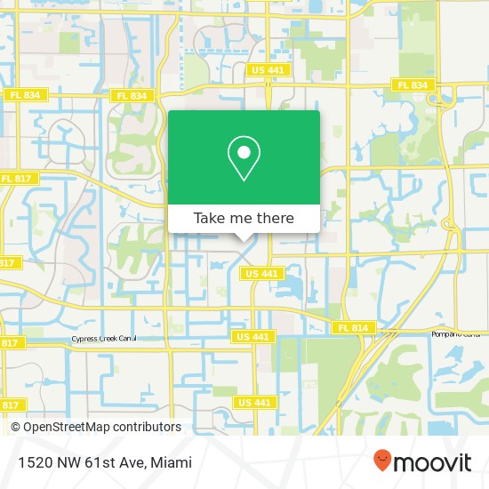 1520 NW 61st Ave map