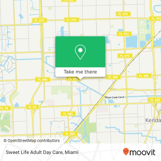 Mapa de Sweet Life Adult Day Care