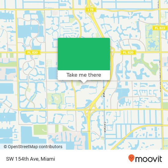 SW 154th Ave map