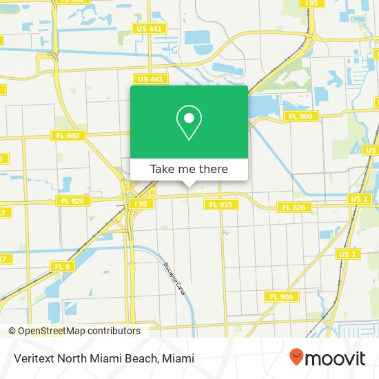 Mapa de Veritext North Miami Beach