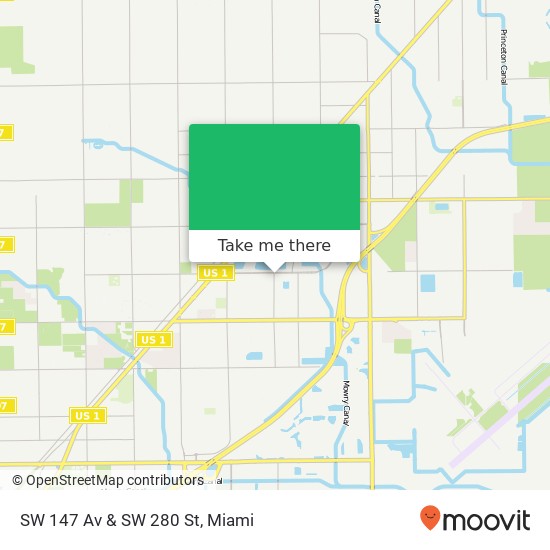 Mapa de SW 147 Av & SW 280 St