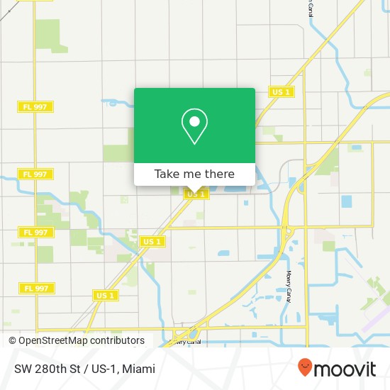 SW 280th St / US-1 map