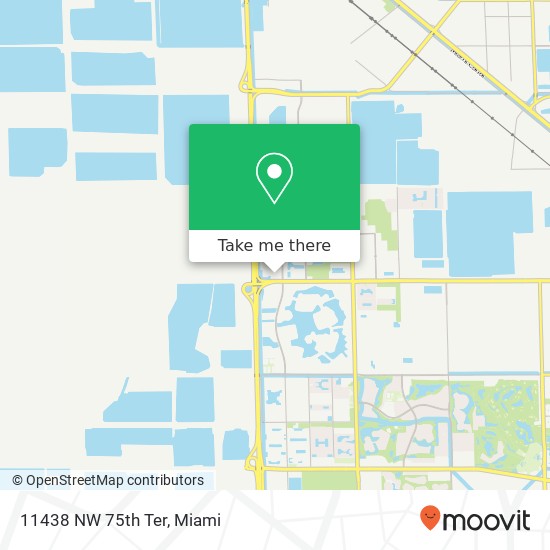 11438 NW 75th Ter map