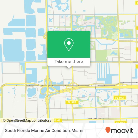 South Florida Marine Air Condition map