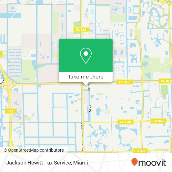 Mapa de Jackson Hewitt Tax Service