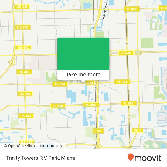 Mapa de Trinity Towers R V Park