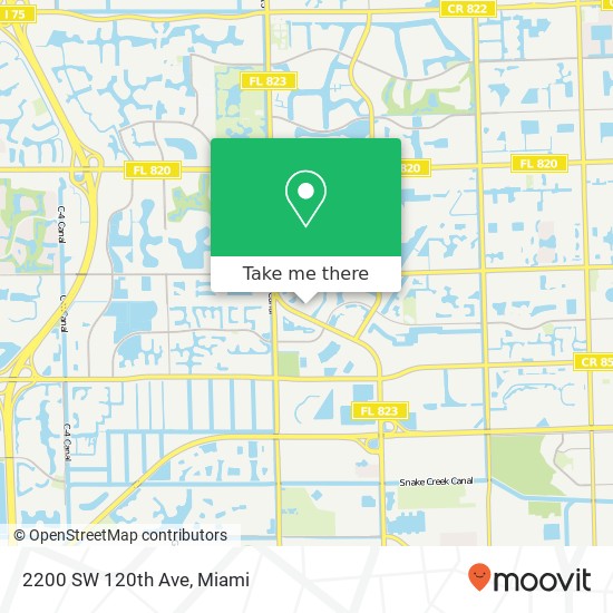 2200 SW 120th Ave map