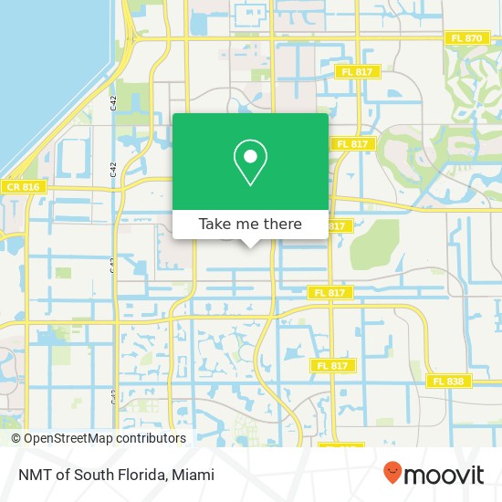 NMT of South Florida map