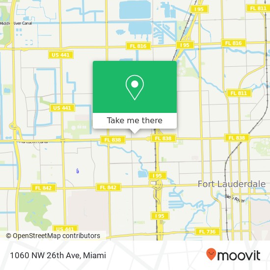1060 NW 26th Ave map
