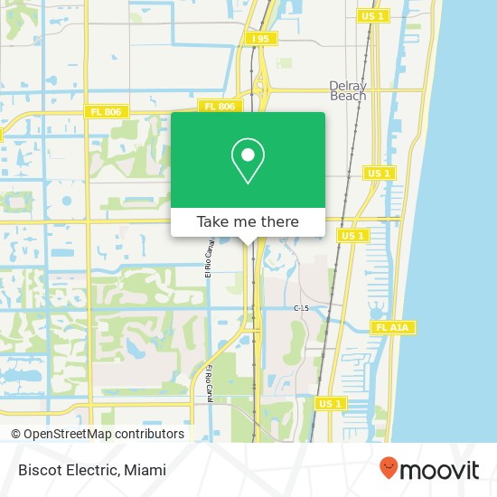 Biscot Electric map