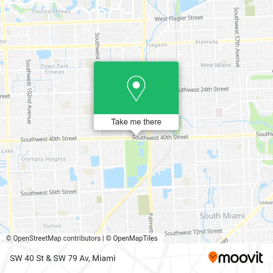 SW 40 St & SW 79 Av map