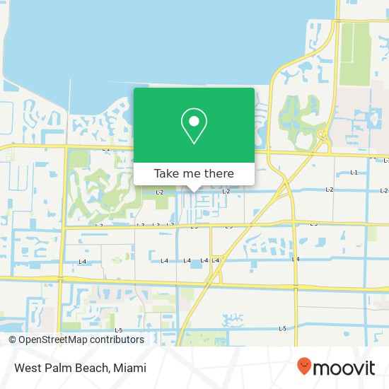 West Palm Beach map