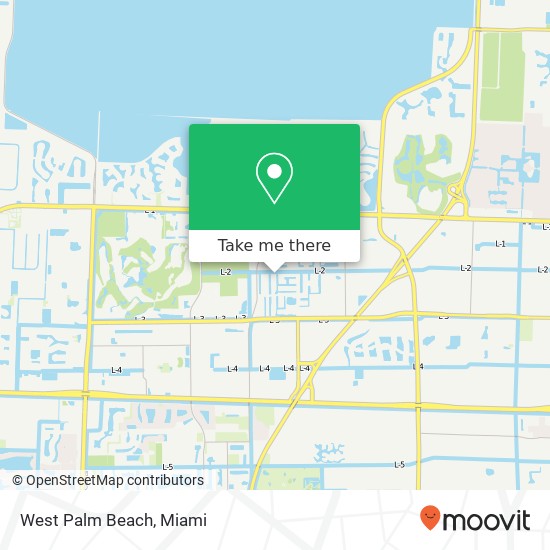 Mapa de West Palm Beach