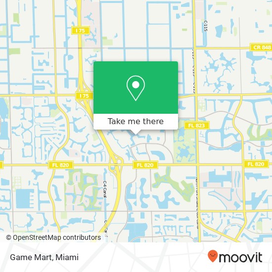 Game Mart map