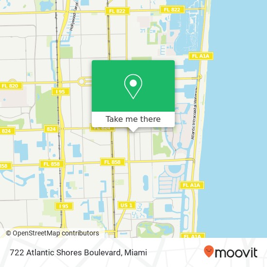 722 Atlantic Shores Boulevard map