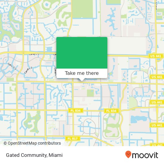 Gated Community map