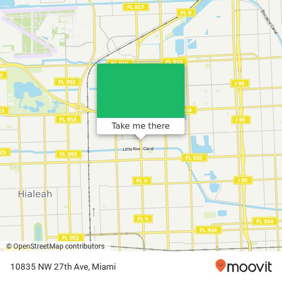 10835 NW 27th Ave map