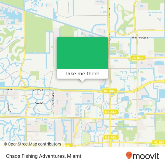 Mapa de Chaos Fishing Adventures