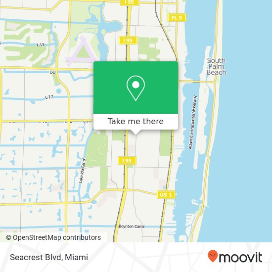 Seacrest Blvd map