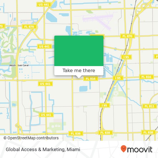 Global Access & Marketing map