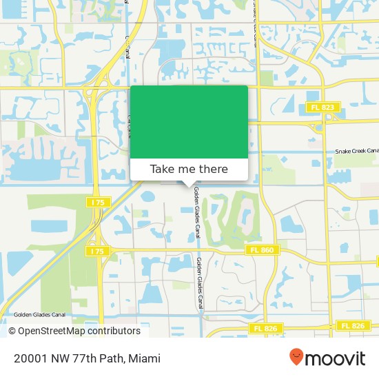 20001 NW 77th Path map