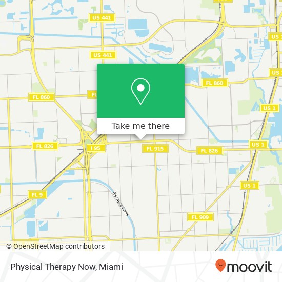 Physical Therapy Now map
