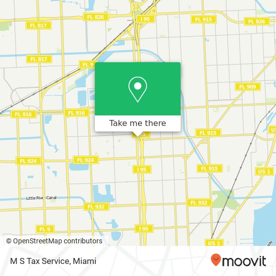 M S Tax Service map