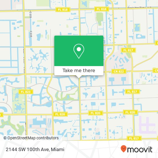 2144 SW 100th Ave map