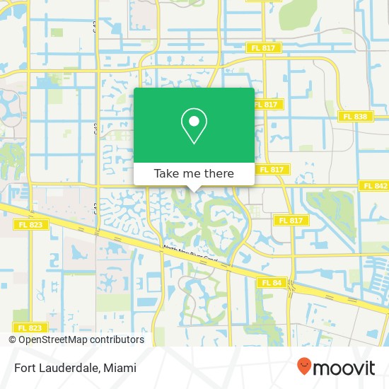 Fort Lauderdale map