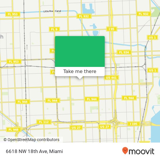 6618 NW 18th Ave map