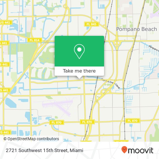 2721 Southwest 15th Street map
