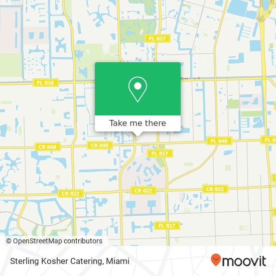 Mapa de Sterling Kosher Catering