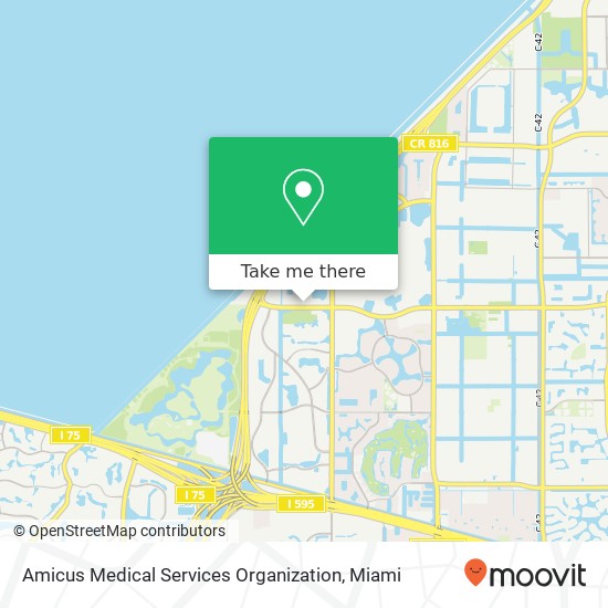 Mapa de Amicus Medical Services Organization