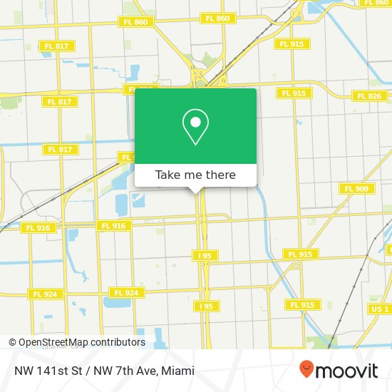 Mapa de NW 141st St / NW 7th Ave