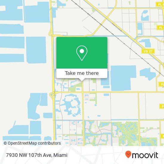 7930 NW 107th Ave map