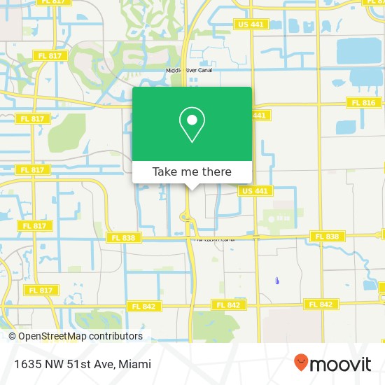 1635 NW 51st Ave map