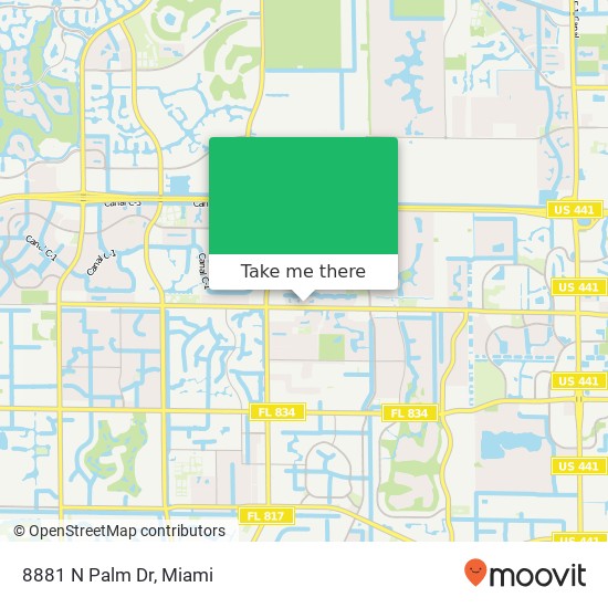 8881 N Palm Dr map