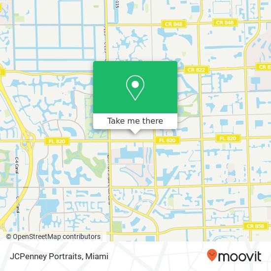 JCPenney Portraits map