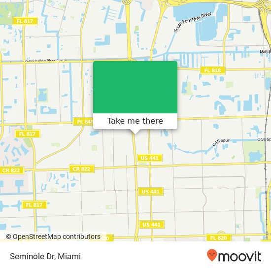 Seminole Dr map