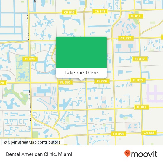 Mapa de Dental American Clinic