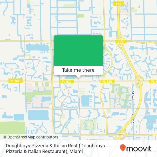 Doughboys Pizzeria & Italian Rest map