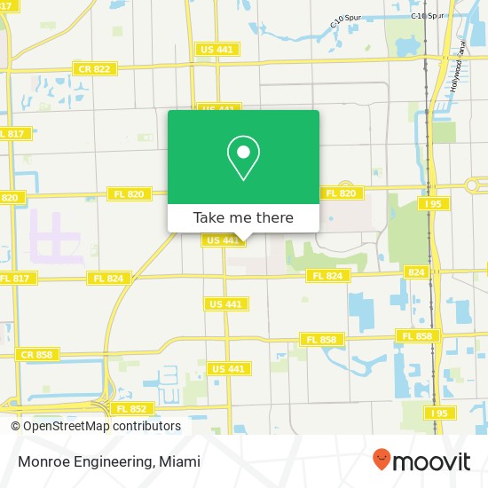 Monroe Engineering map