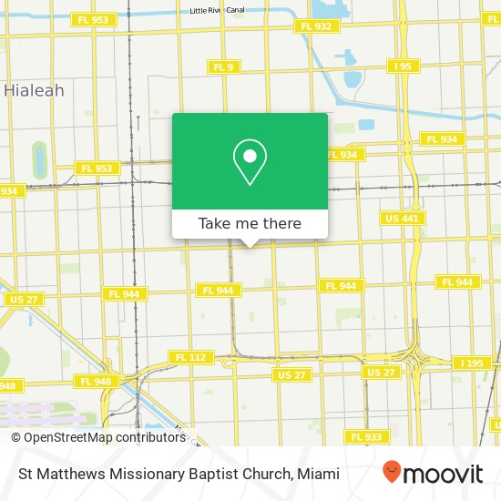 Mapa de St Matthews Missionary Baptist Church